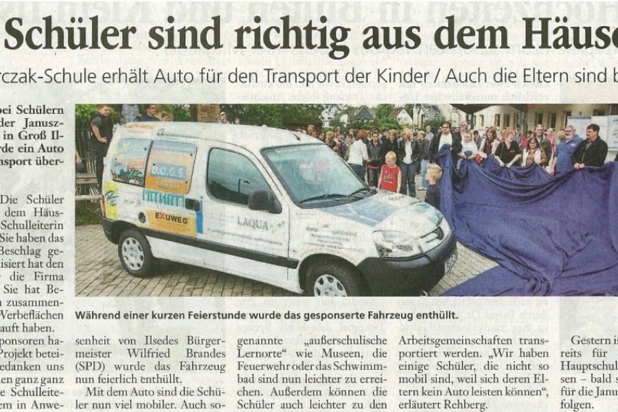 Peiner Allgemeine Zeitung - Die Schüler sind richtig aus dem Häuschen