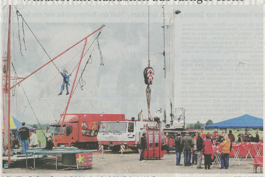 Weser Kurier - Windfest mit Rundblick aus luftiger Höhe