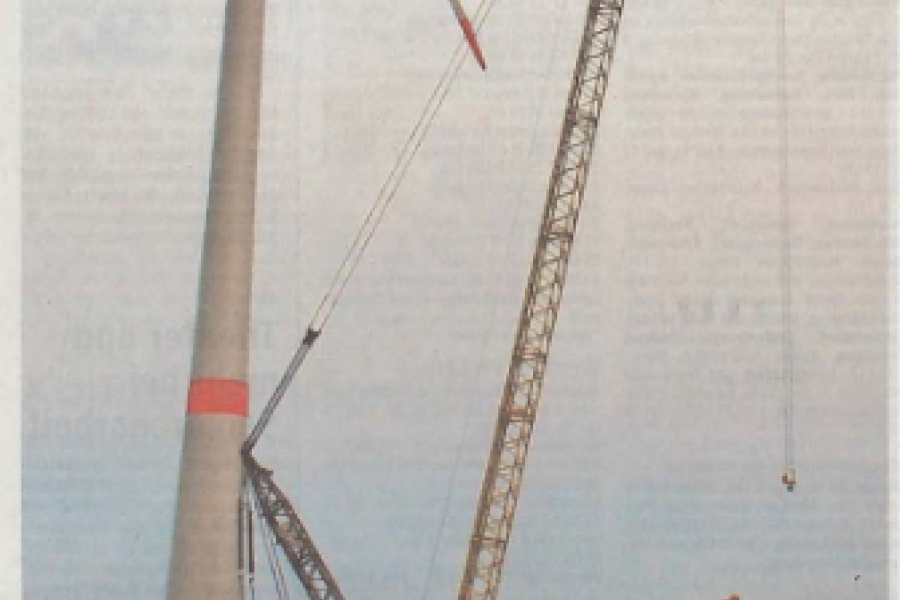 Buxtehuder Tagesblatt - Windpark Immenbeck nimmt sichtbare Formen an