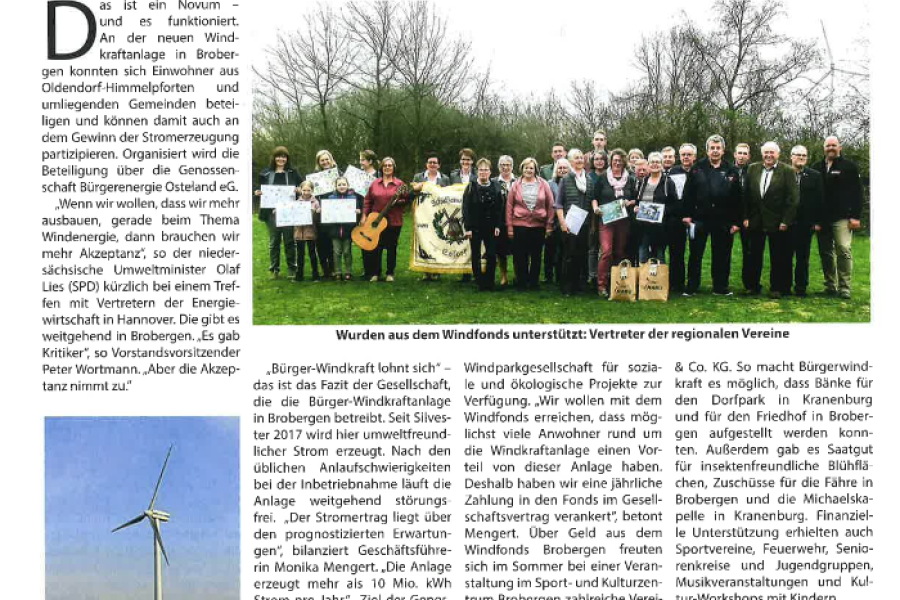 Neue Stader Wochenblatt - Zukunftsfähige Energieversorgung