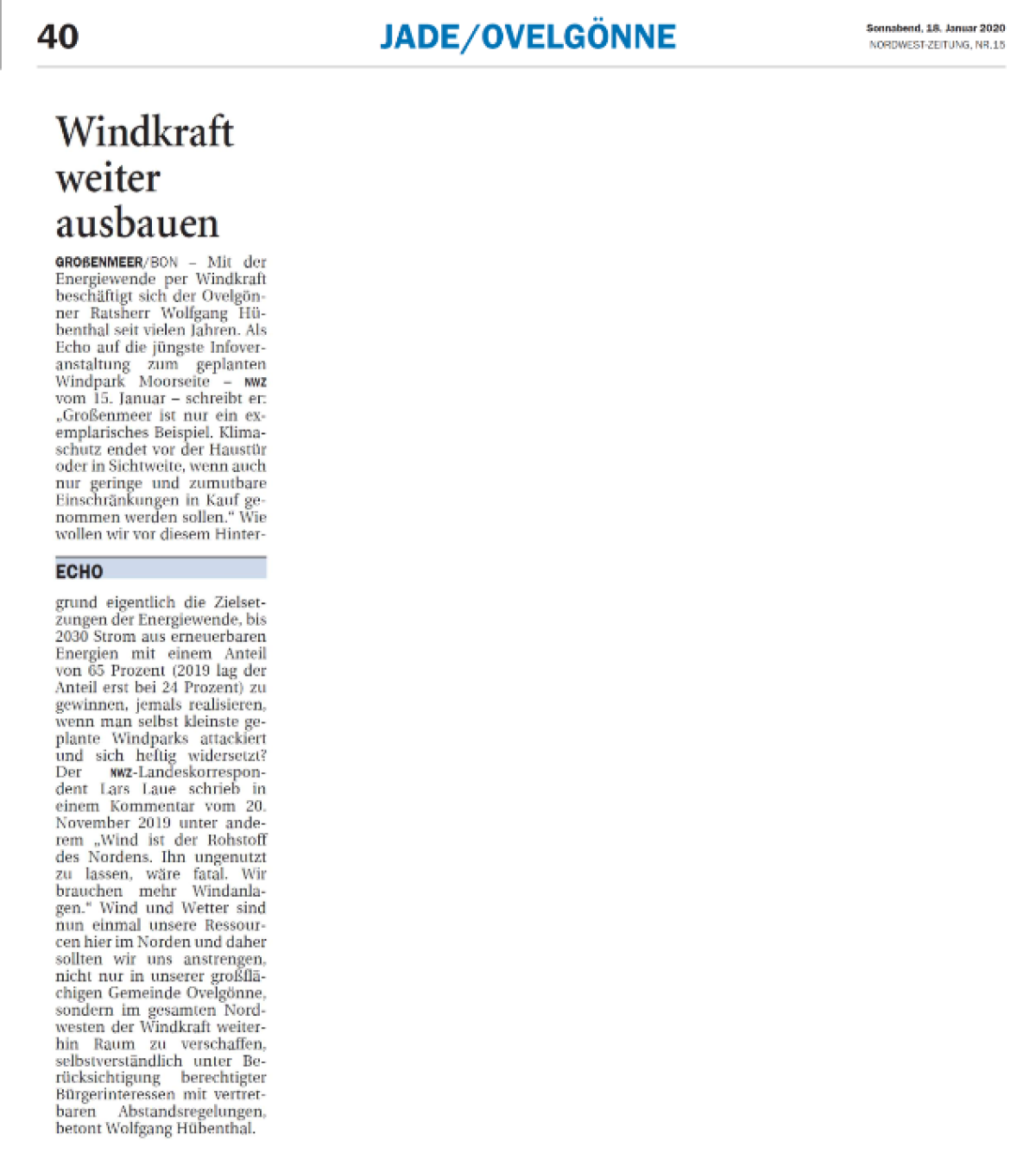 Screenshot 2024 12 12 at 12 27 31 18. Januar 2020 NWZ Echo zu Infoveranstaltung Windpark Moorseite 18. Januar 2020 NWZ Echo zu Infoveranstaltung Windpark Moorseite.pdf